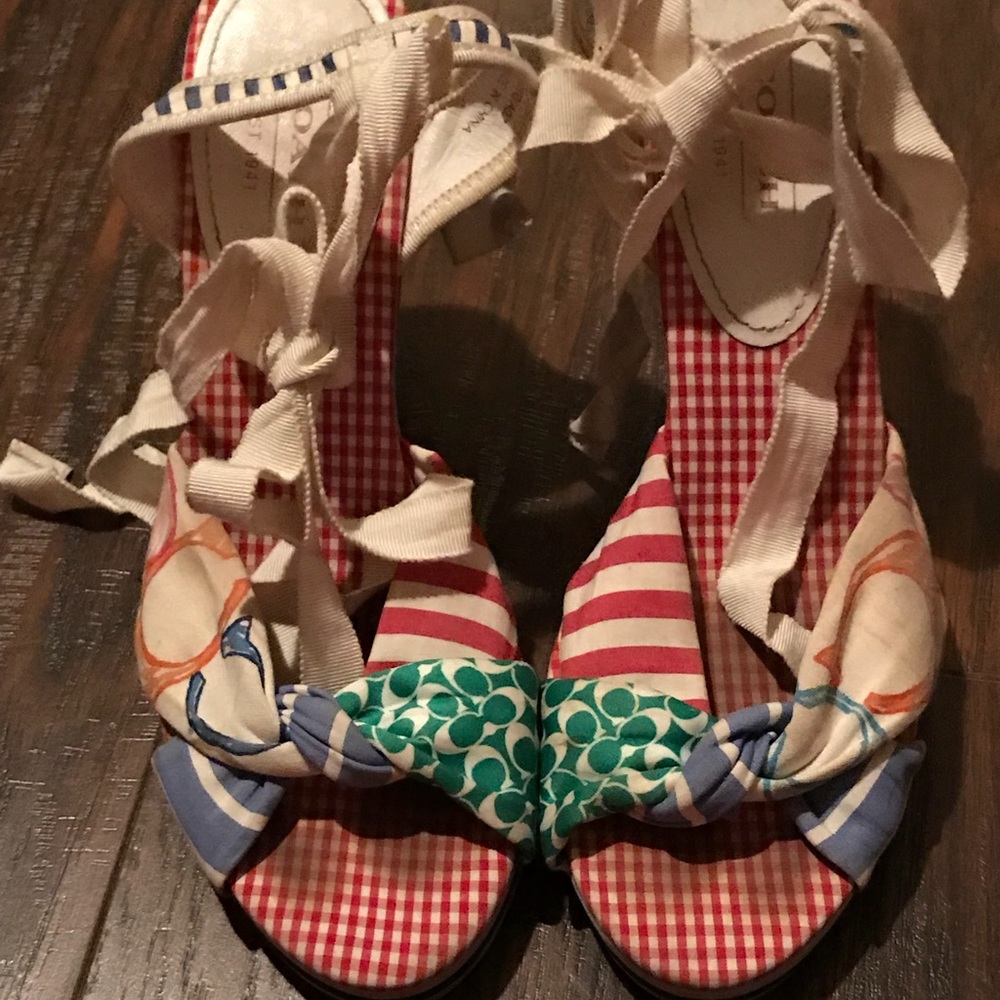 Coach - Colorful Pattern Wedges